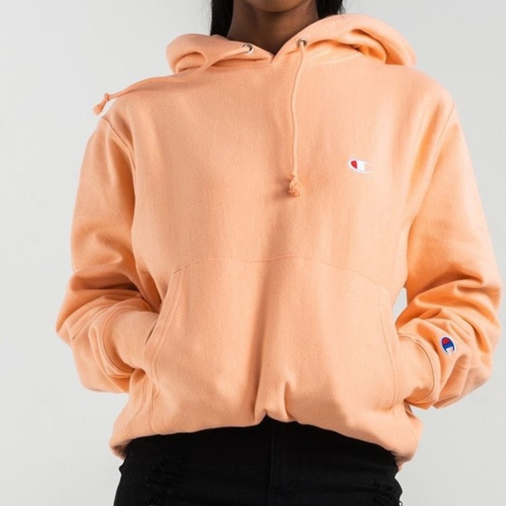 Limited edition peach UO Champion hoodie
